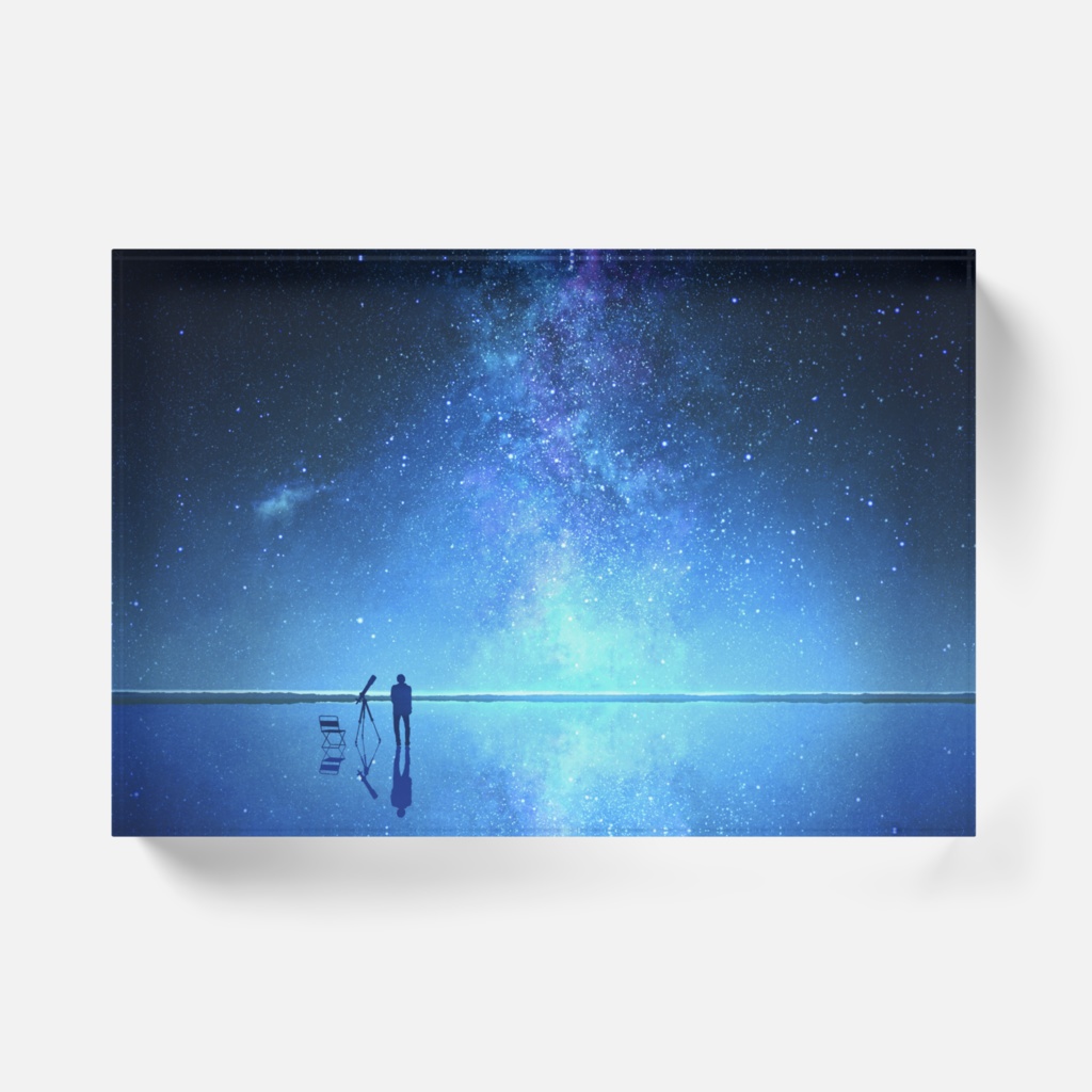 アクリルブロック 星空