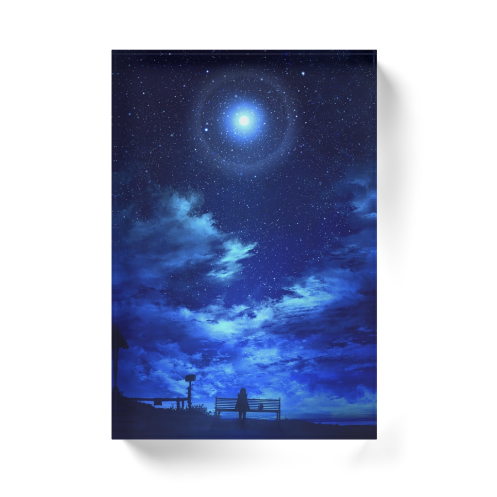 アクリルブロック 月光