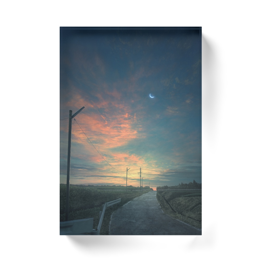 アクリルブロック 早朝2