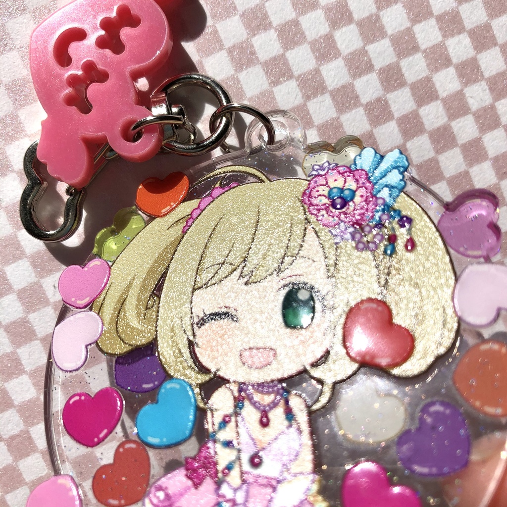 【ハート・モデル】佐藤心アクリルキーホルダー