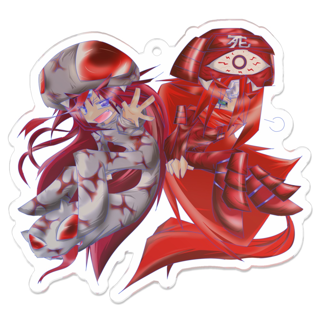 はろふまキーホルダー(はろぅいーんふーまちゃんず)