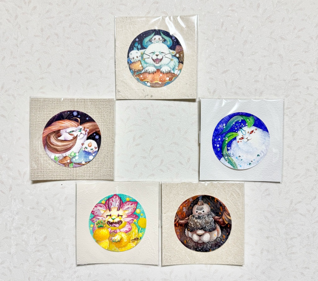 ま〜るい原画  毛玉シリーズ