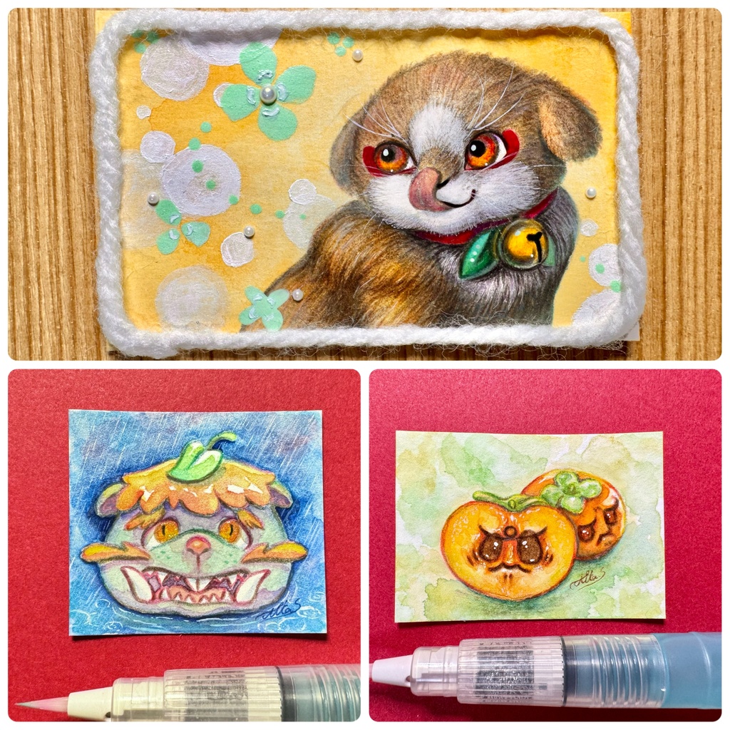 妖怪ミニ原画