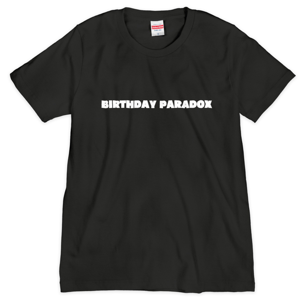 【Tシャツ】誕生日のパラドックス