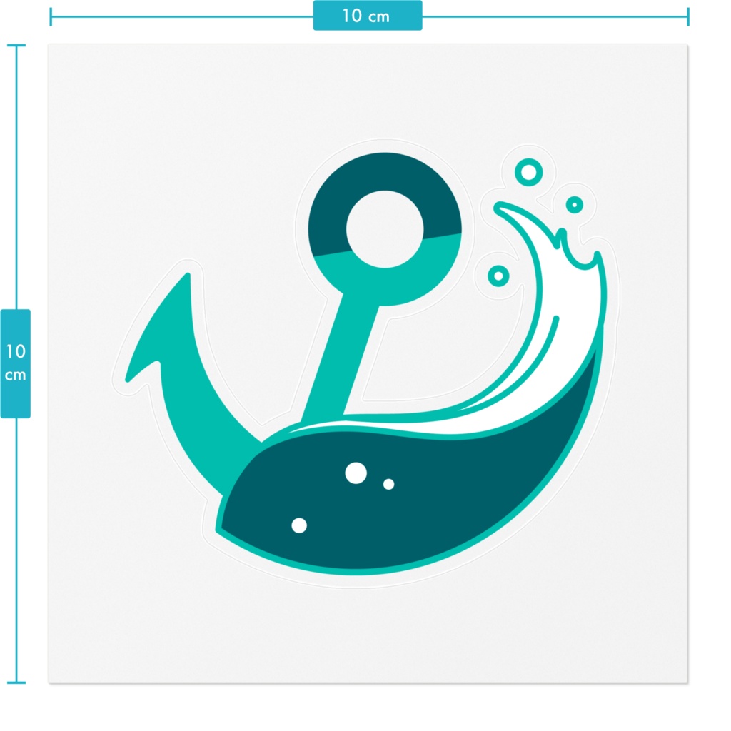 青柳海耶シンボルロゴステッカー
