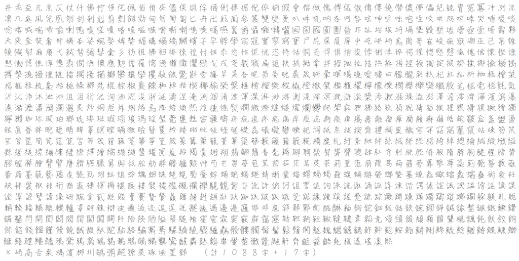 ゆずの木楷書・かな改めボールペン/サインペン(2024/10/06更新)