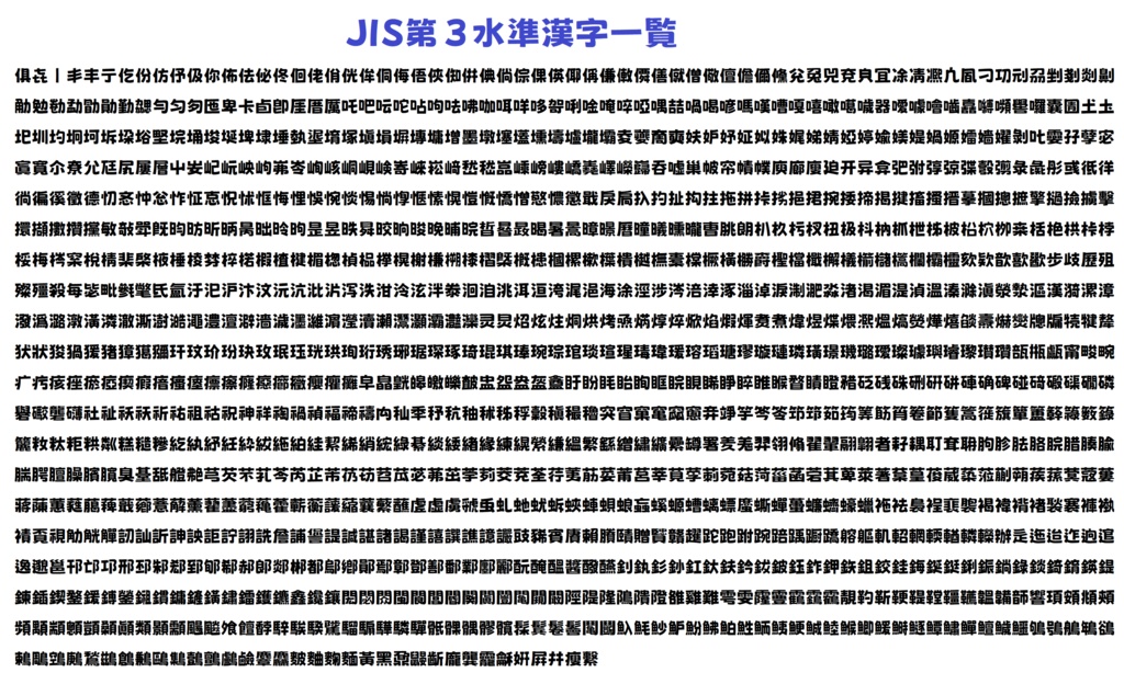 けいなんポップ体JP(10/31漢字の誤字を修正)