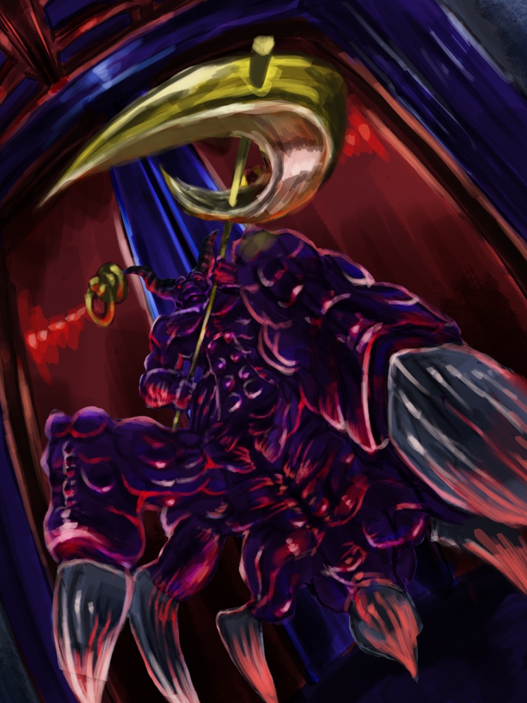 ゲーム素材用モンスター牛鬼