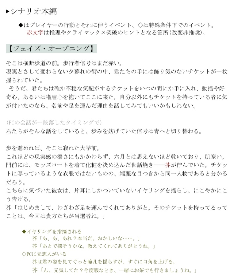 NAP:Dシナリオ『怪物たちのバベル』