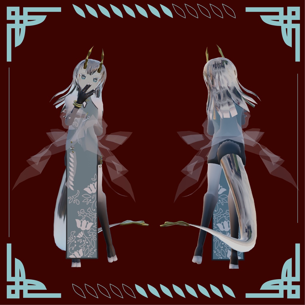 VRChat想定モデル -鯀-