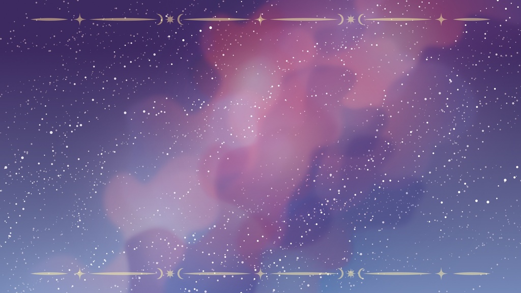 【フリー】星空【背景素材】