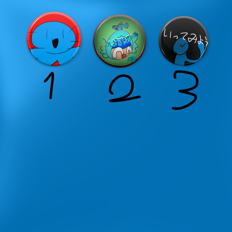 ウパルパファンメイド缶バッジ