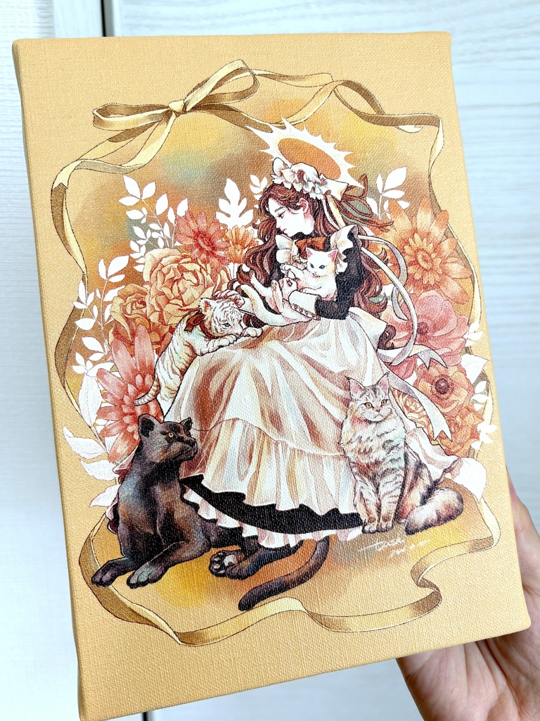 【複製原画】ご主人様は猫科がお好き
