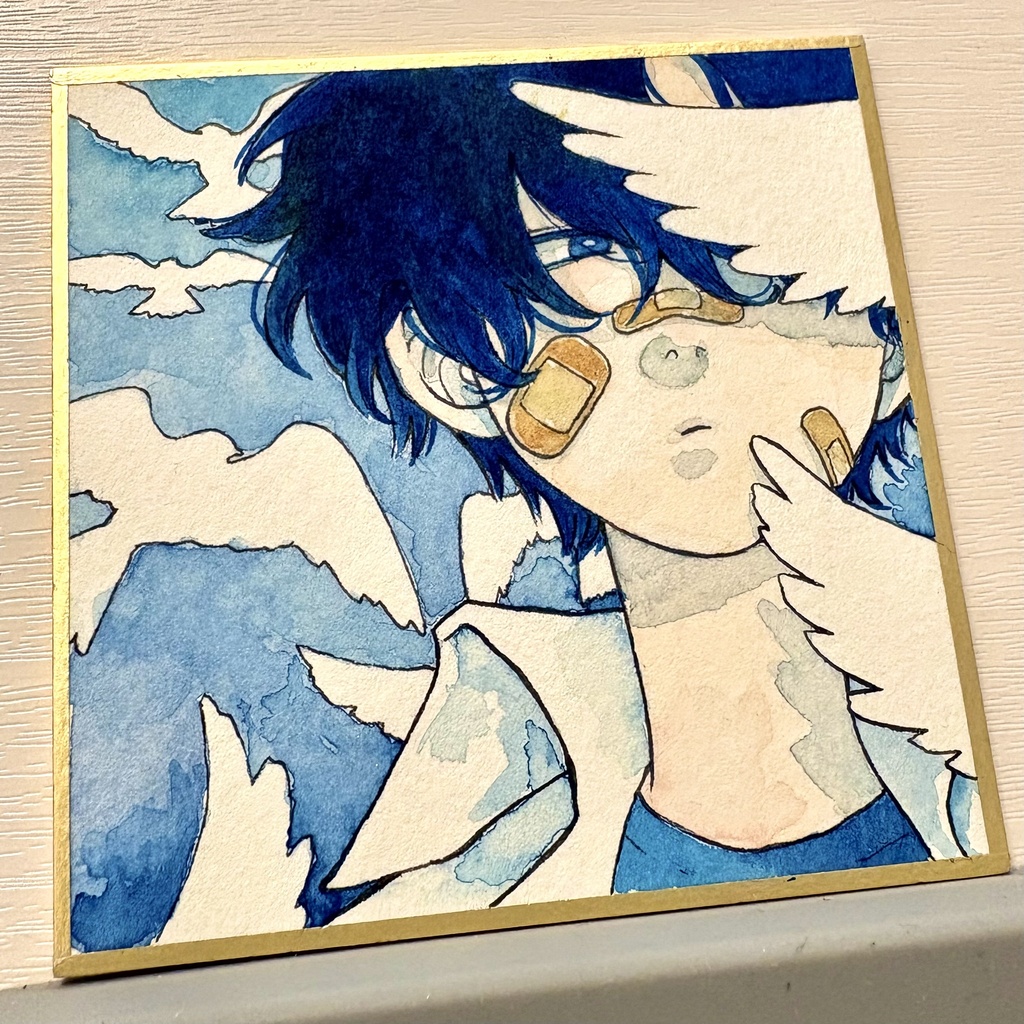 【原画】蒼いおとこのこ