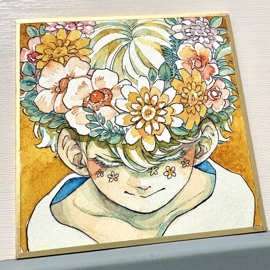 【原画】翠のおとこのこ