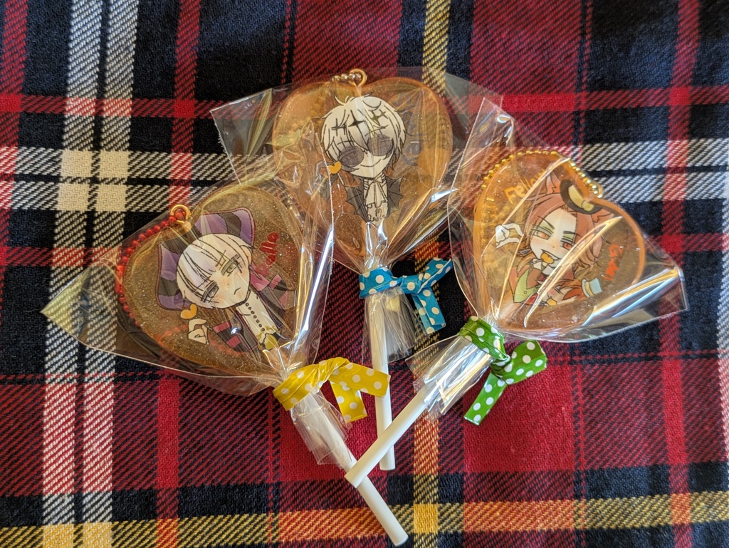 ハロウィン組ペロキャンキーホルダー