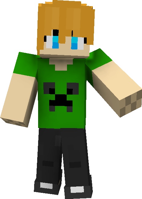 minecraft skin 大社 喜春 クリーパーの服ver 商用利用可能