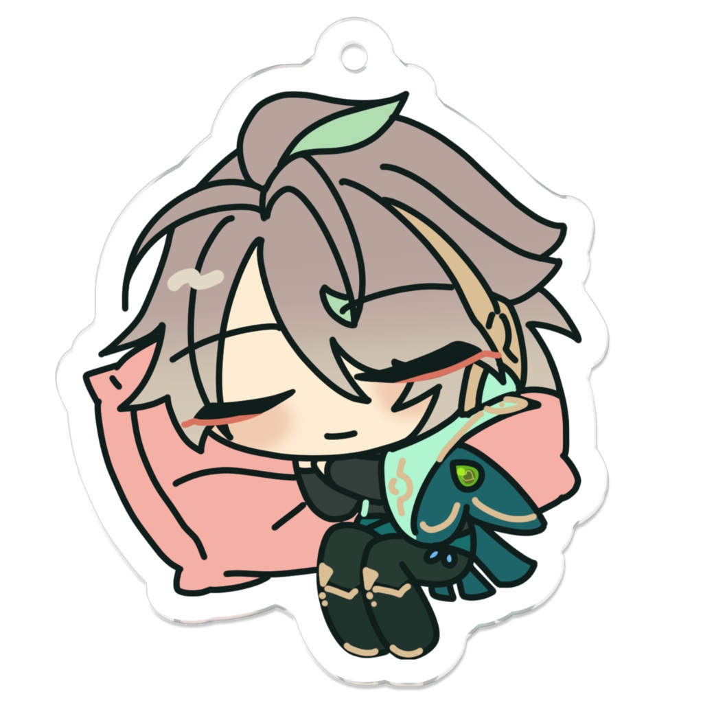 アルハイゼン&カーヴェ すやすやアクキー