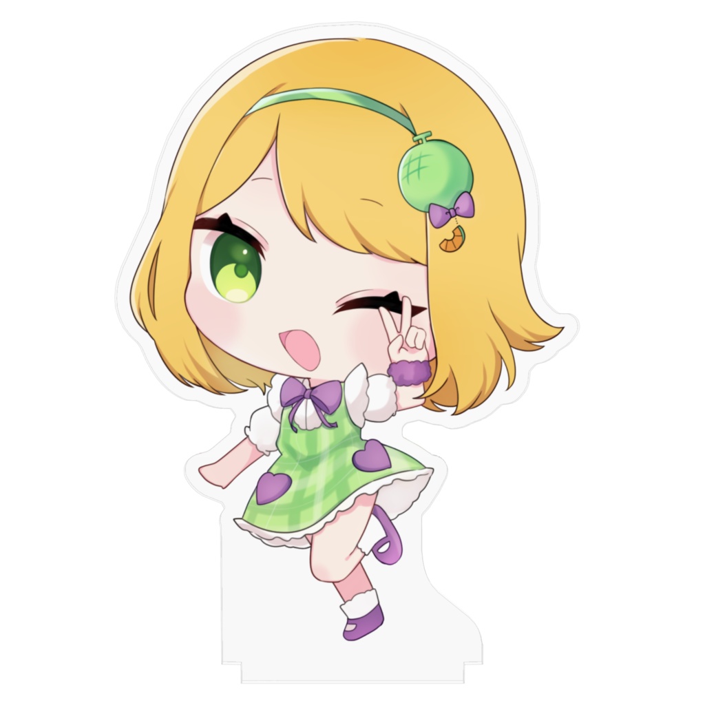 甜歌ふう1周年記念アクリルフィギュア