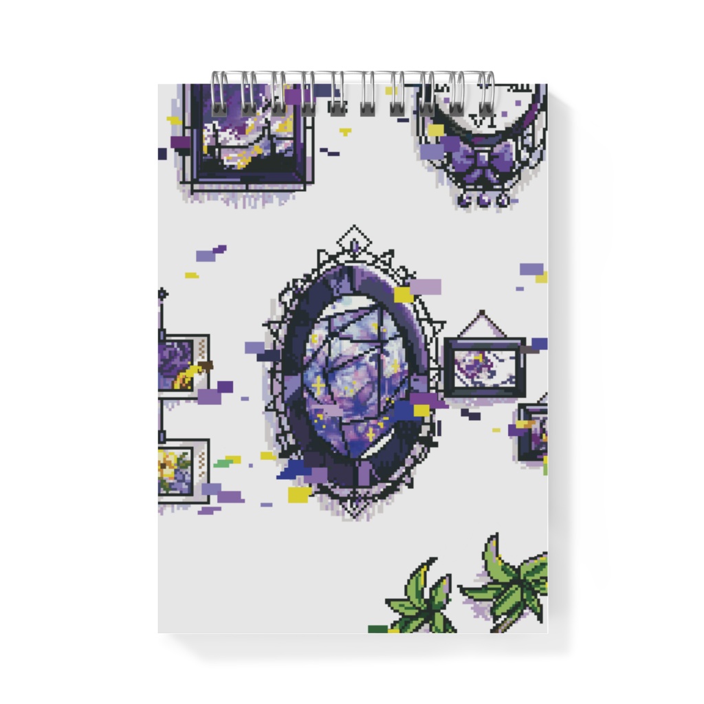 ドット 両面A6メモ帳