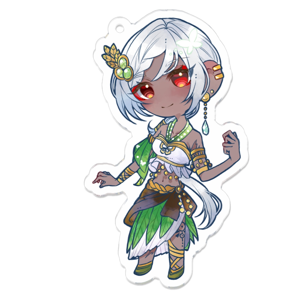 ウィロウ　アクキー70×70mm
