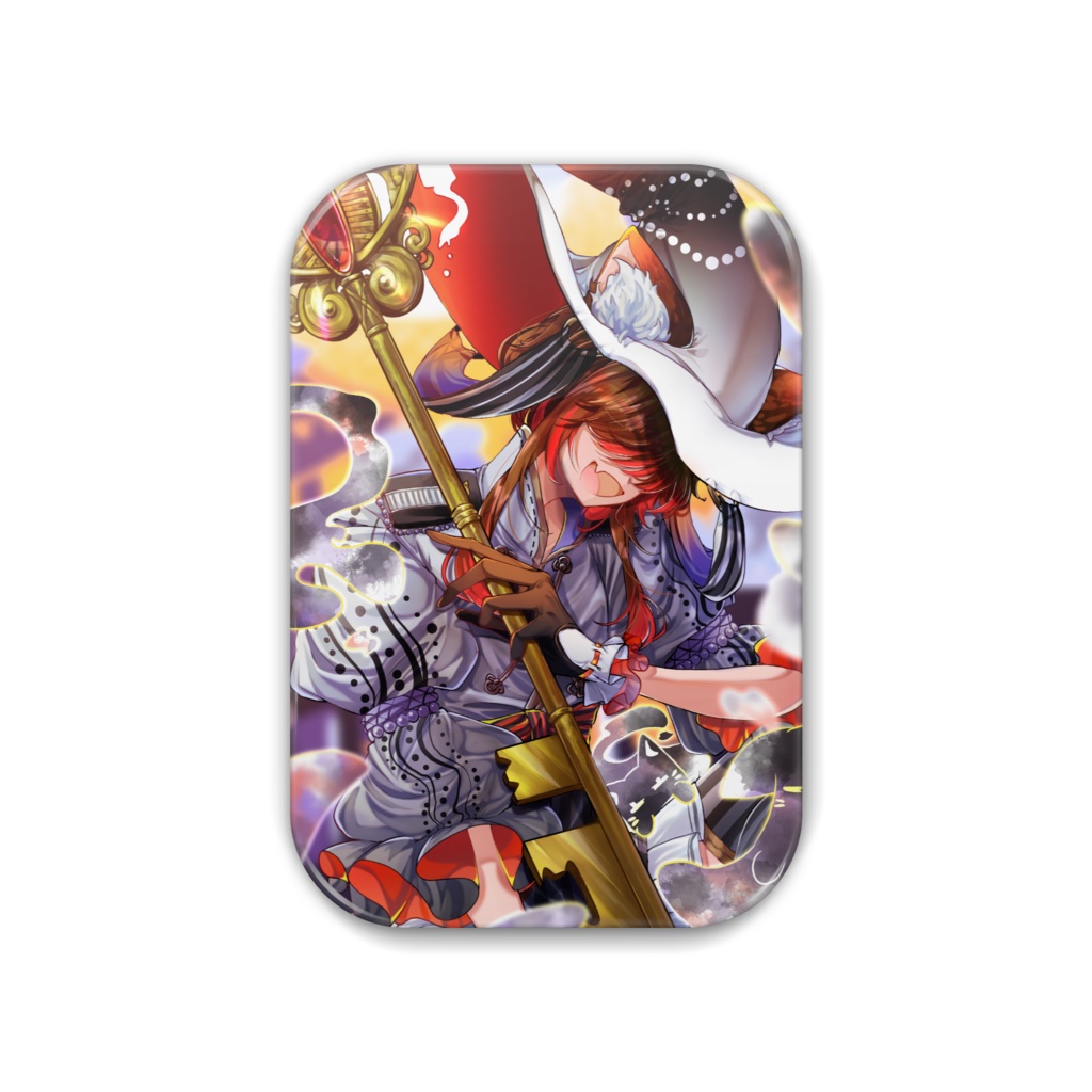 灯の魔女　缶バッジ角丸51×76mm