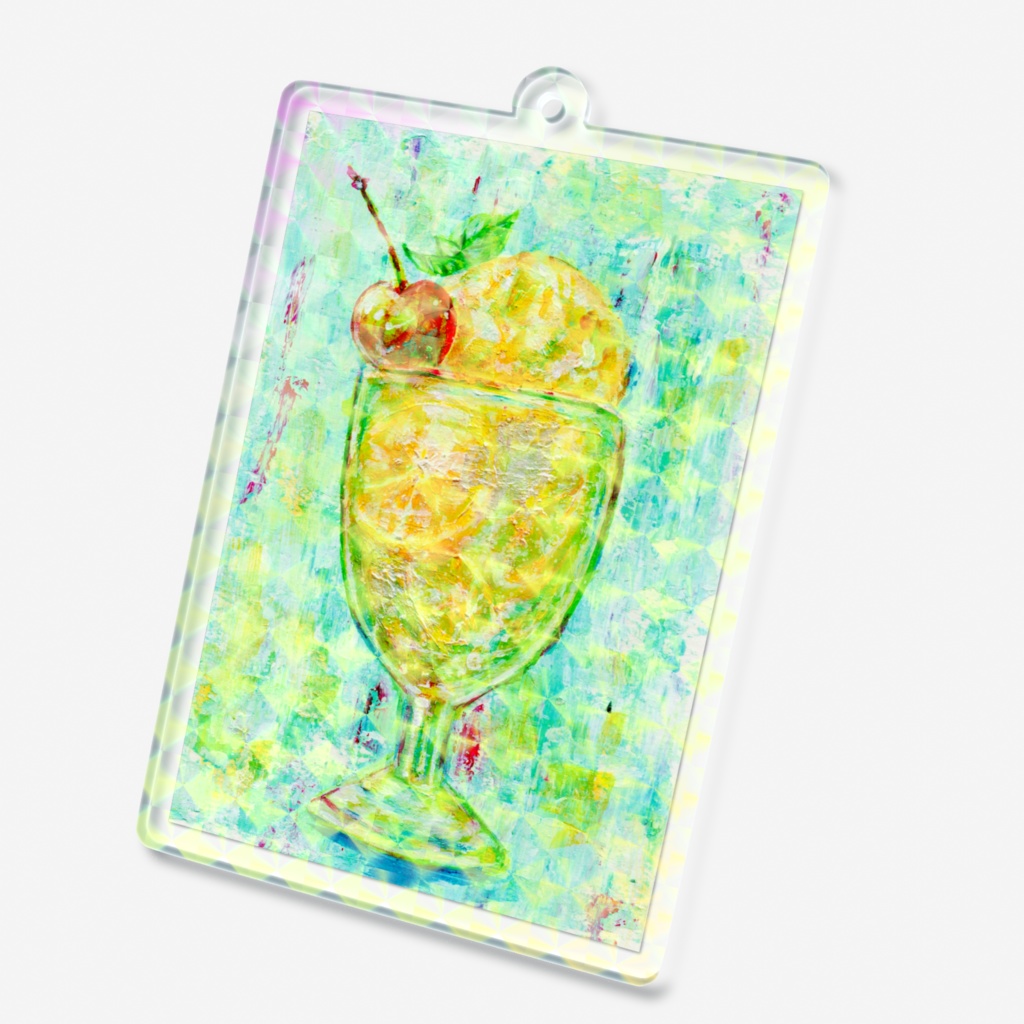 クリームソーダホログラムチャーム