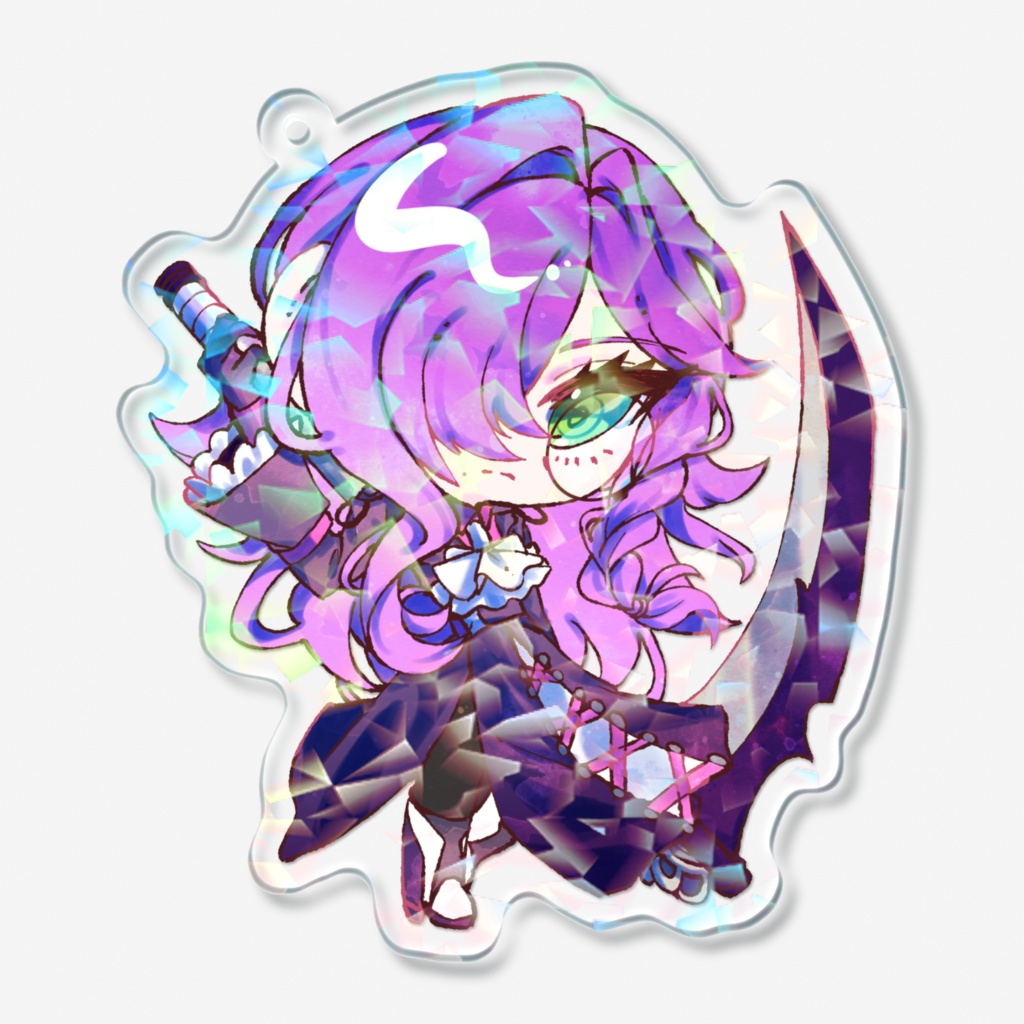 センカ　ホログラムアクキー7cm