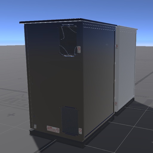 【3D屋外小物】路上変圧設備【VRChat向け(かは怪しい)】
