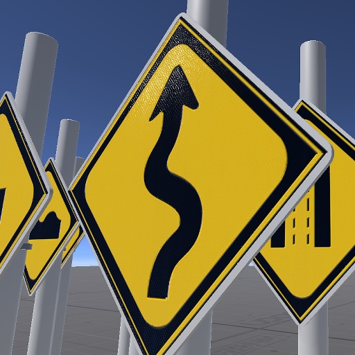 【3D屋外小物】道路標識セットver1.0 (たぶん69種類)【VRChat向け】