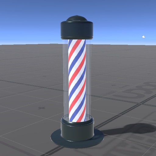 【3D屋外小物】動くサインポール【VRChat向け】