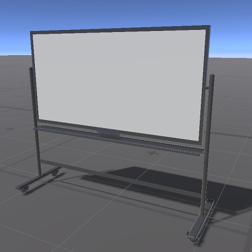 【3D内装】ホワイトボード【VRChat向け】