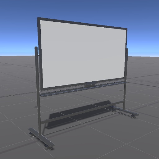 【3D内装】ホワイトボード【VRChat向け】