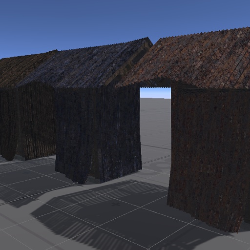 【3D屋外小物】トタン小屋【VRChat向け】