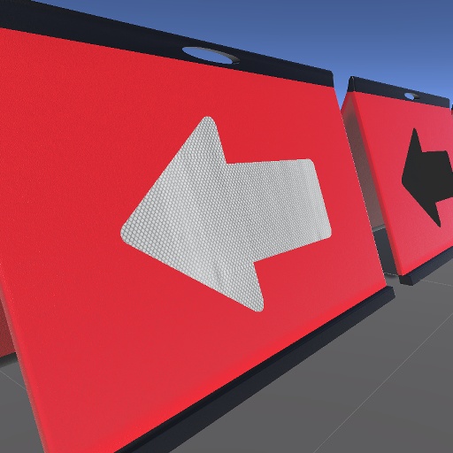 【無料】矢印板【VRChat向け】