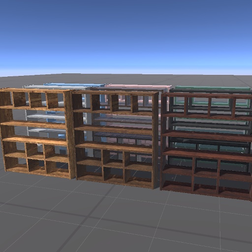 【無料】オープンラックその2(H=2m)【VRChat向け】
