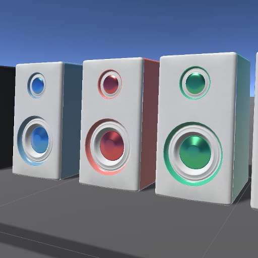 【無料】カラフルスピーカー【VRChat向け】