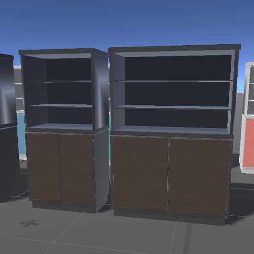 【無料】カラーシェルフその1【VRChat向け】