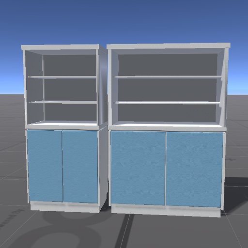 【無料】カラーシェルフその１【VRChat向け】
