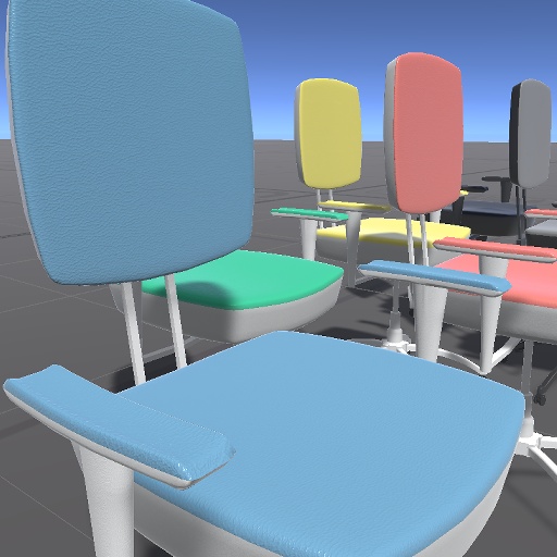 【無料】オフィスチェア【VRChat向け】