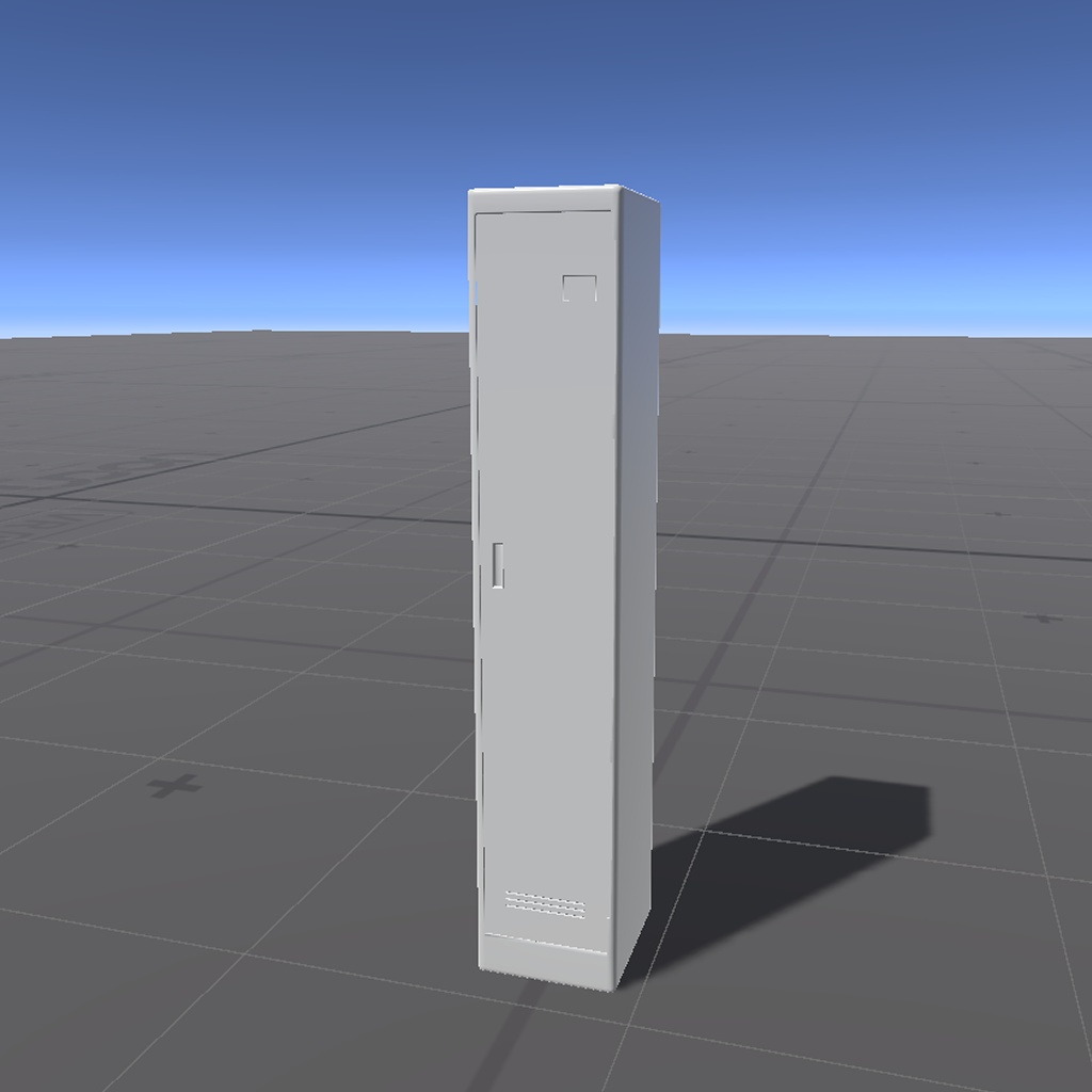 【無料】ロッカー(細)【VRChat向け】