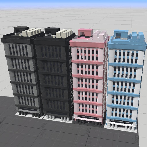 【無料】ビル【VRChat向け】