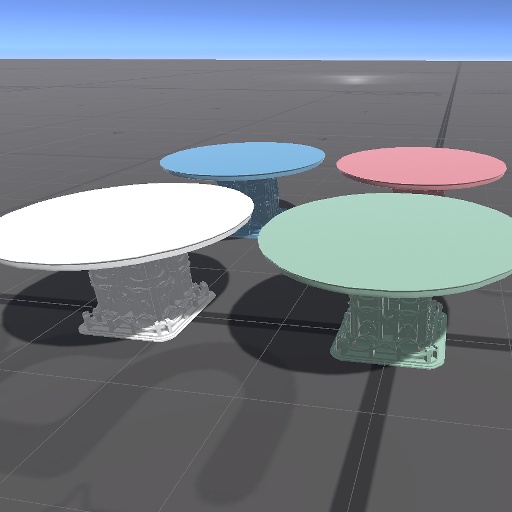 【無料】ウエディングテーブル【VRChat向け】