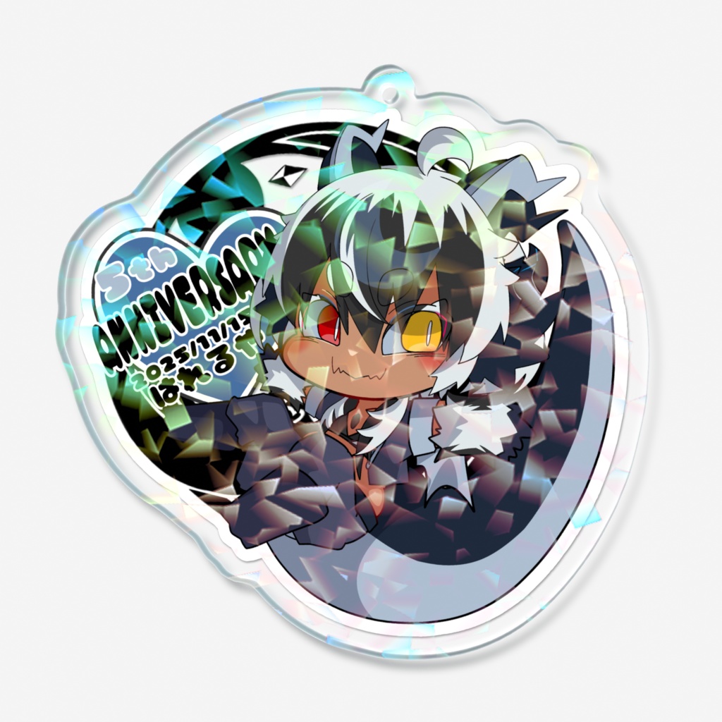 5周年記念 描き下ろしホログラムアクキー