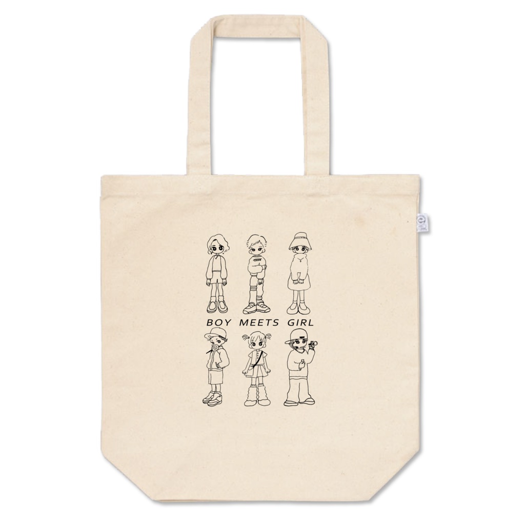BoyMeetsGirlトートバッグ(M)