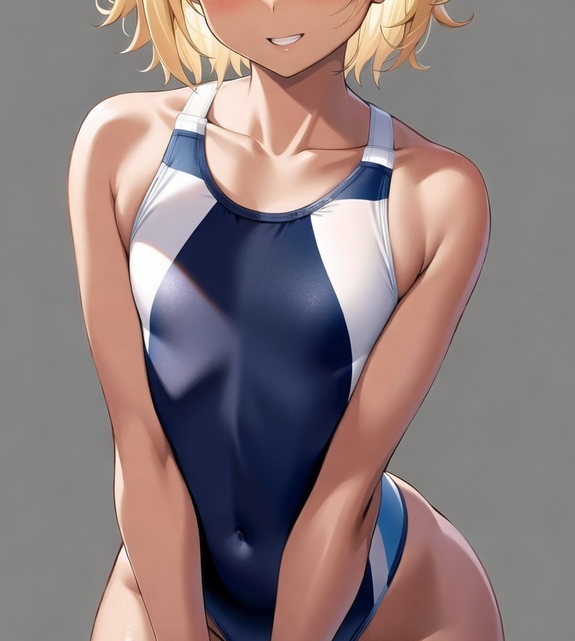 金髪褐色男の娘