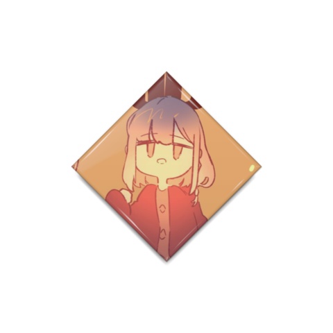 理芽の一面缶バッチ