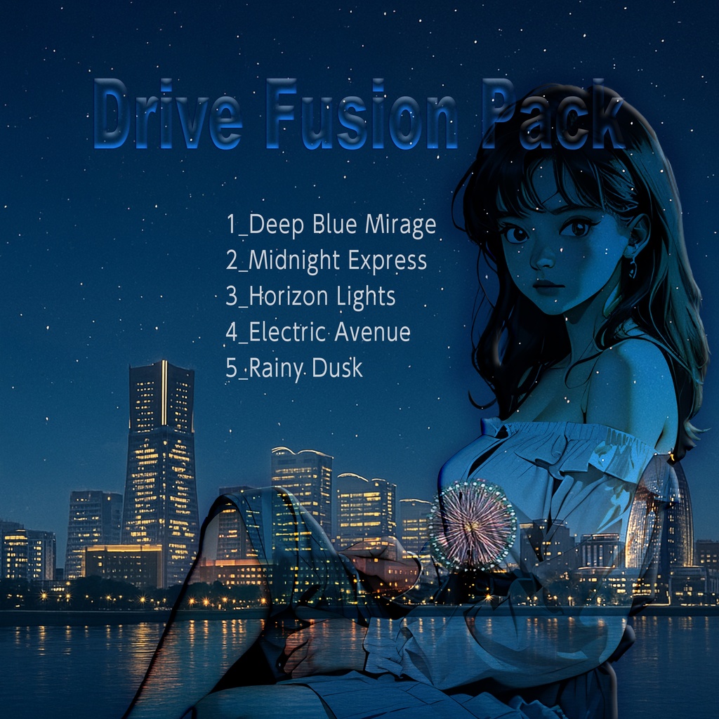 80sフュージョンBGMセット(5曲収録)『Drive Fusion Pack - 5 Traks🎶』