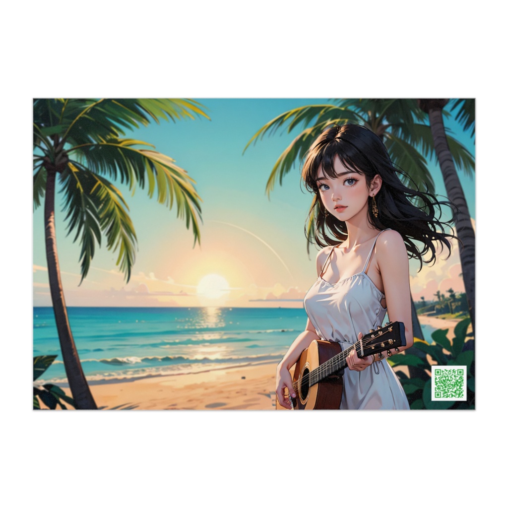 【聴くポスター】「南国の旋律」 | 空間を彩る12分41秒のアコースティックBGM