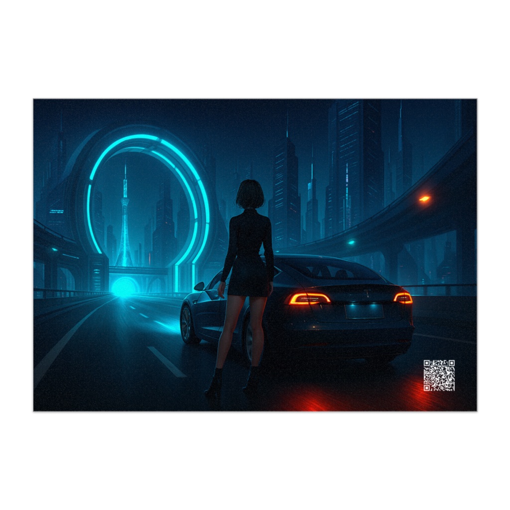 【聴くポスター】「Future City」 | 空間を彩る16分32秒のフュージョンBGM